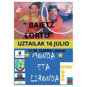 [:es]Baietz Lortu, Monda eta Lironda[:] @ Plaza