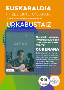 GURERARA, con Oskar Estanga (Euskaraldia) @ Urkabustaizko liburutegia
