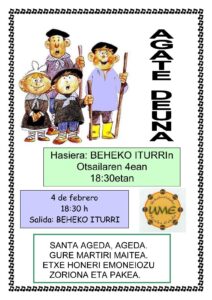 [:es]AGATE DEUNA[:eu]Agate  deuna[:] @ Comienzo en Beheko Iturri ( Izarra)