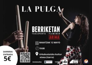 [:es]'Berriketan' txalaparta-flamenko ikuskizuna[:] @ Kultura etxea
