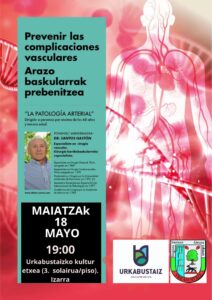 [:es]Conferencia para prevenir las complicaciones vasculares[:eu]Arazo baskularrak prebenitzeko hitzaldia[:] @ Kultura etxea