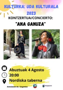 [:es]Concierto de mexicanas: Ana Ganuza[:eu]Mexikarren kontzertua: Ana Ganuza[:] @ Bar Nordiska